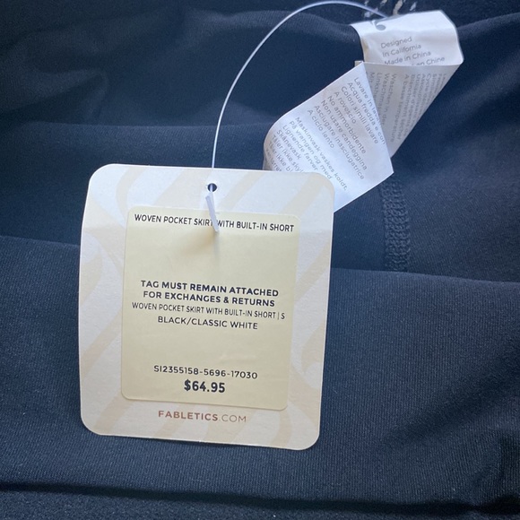 Last chance - NWT Fabletics Skort Black - Picture 4 of 4
